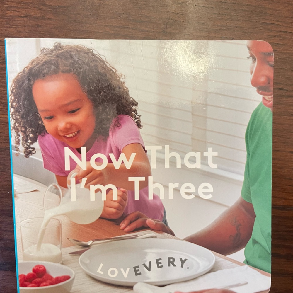 Lovevery “Now That I’m Three” board book